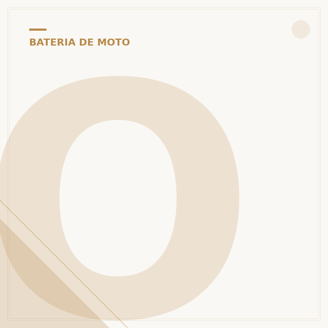 Onde fica a bateria da Biz 125