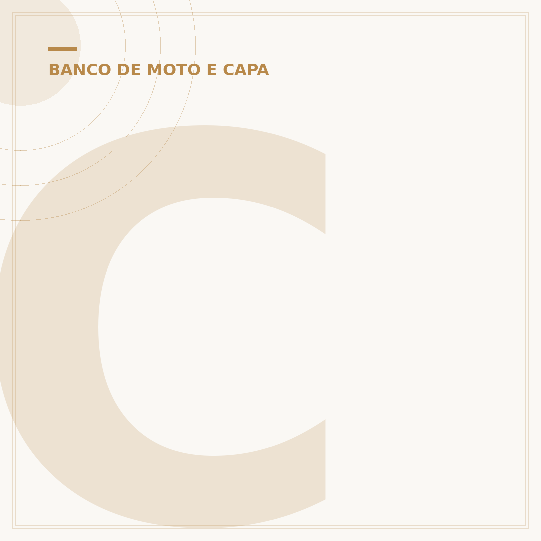 Capa de banco para Bros 150