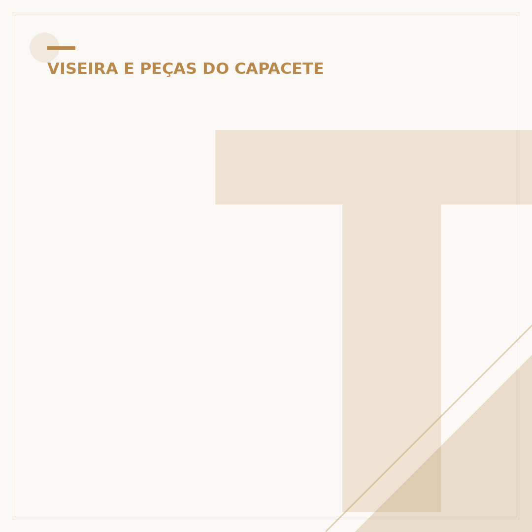 Técnicas seguras para tirar risco da viseira do capacete