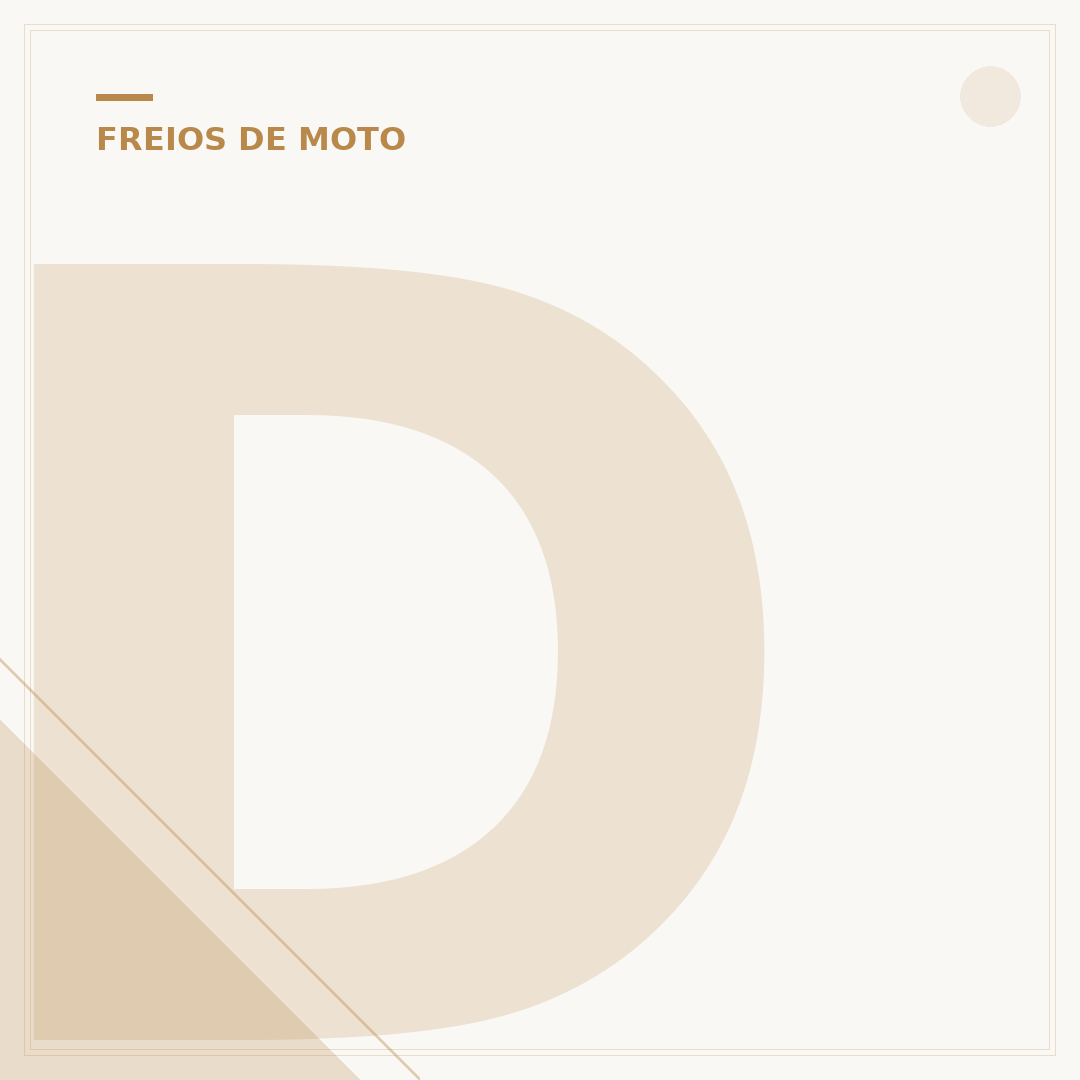 Disco de freio Twister 2008: quando trocar a peça