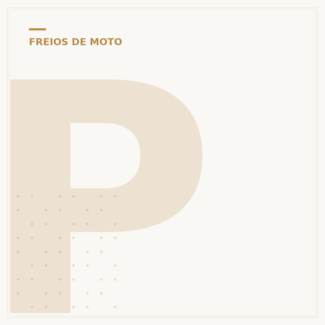 Pastilha de freio moto: como escolher e trocar