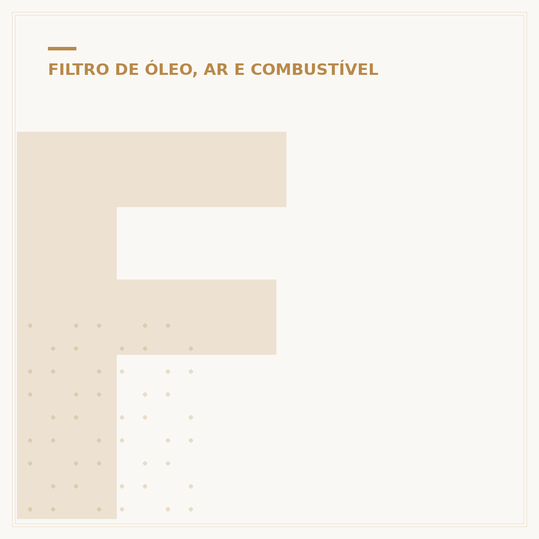 Filtro MT 03: escolha e manutenção correta