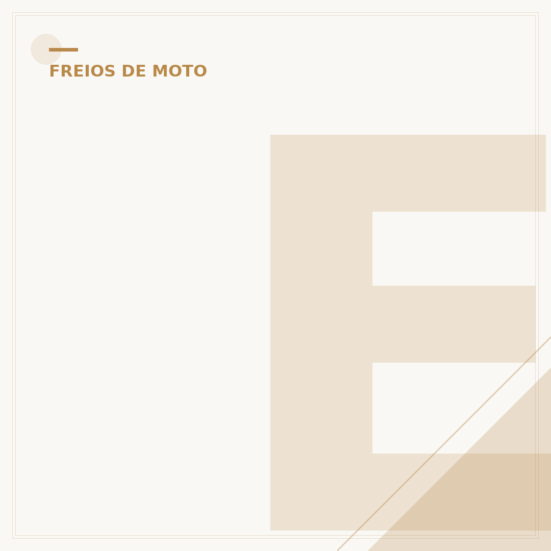 Entenda a realidade sobre o freio de mao moto