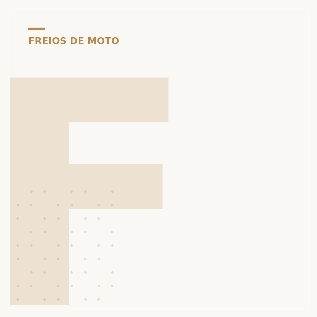 Funcionamento técnico e cuidados com o freio a disco moto