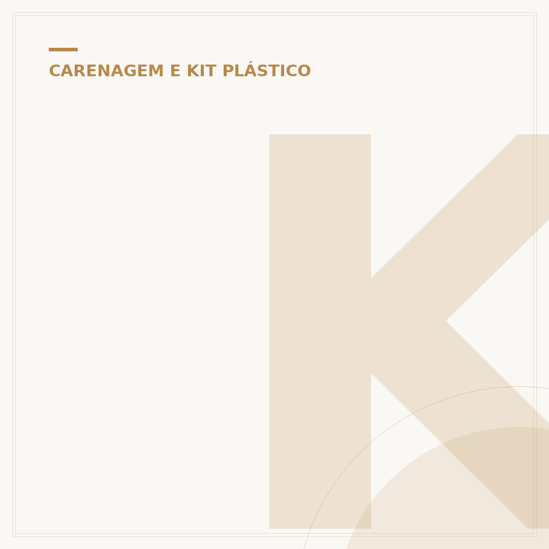 Kit carenagem Kasinski Soft 50cc completo: o que observar