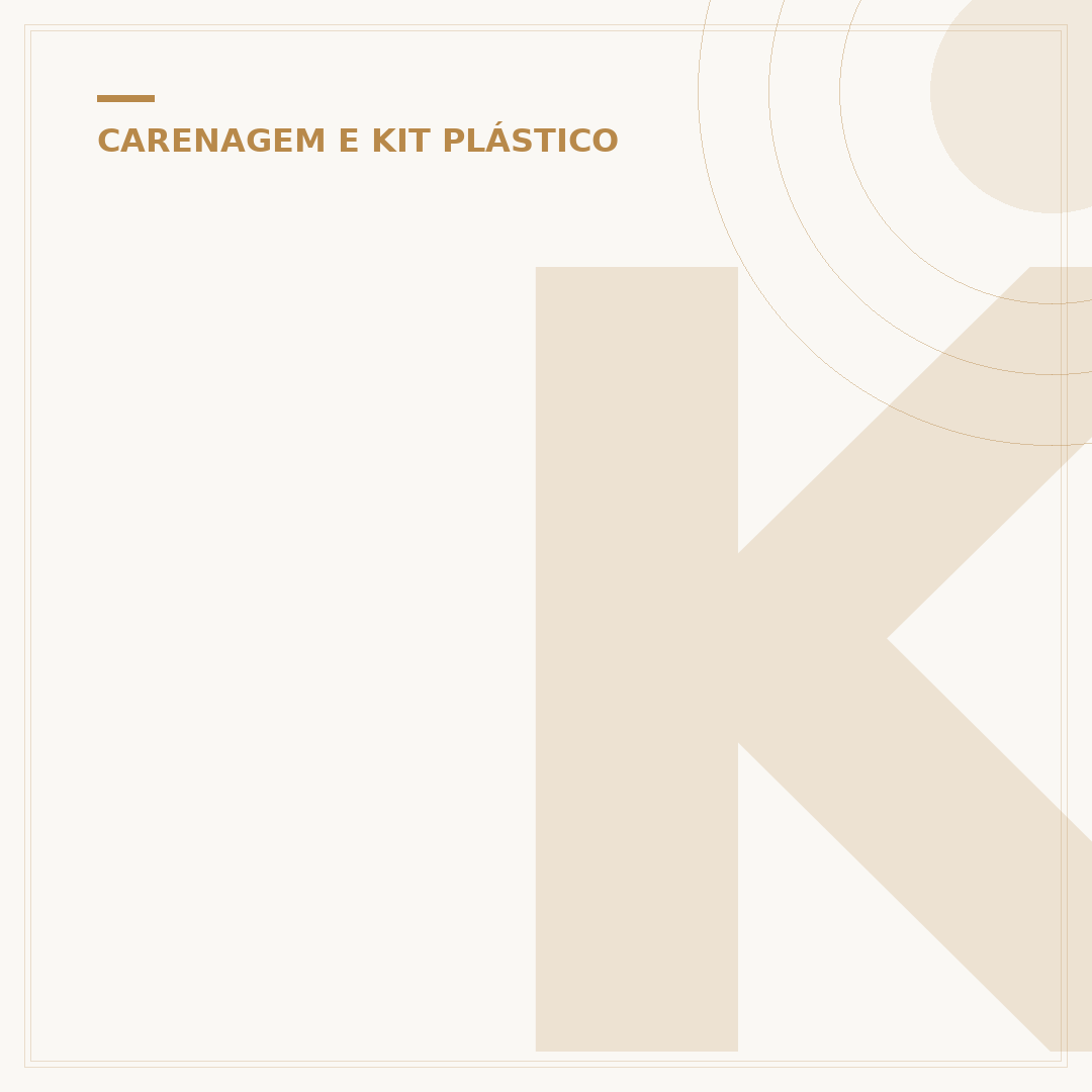 Kit de carenagem para Honda Pop 100