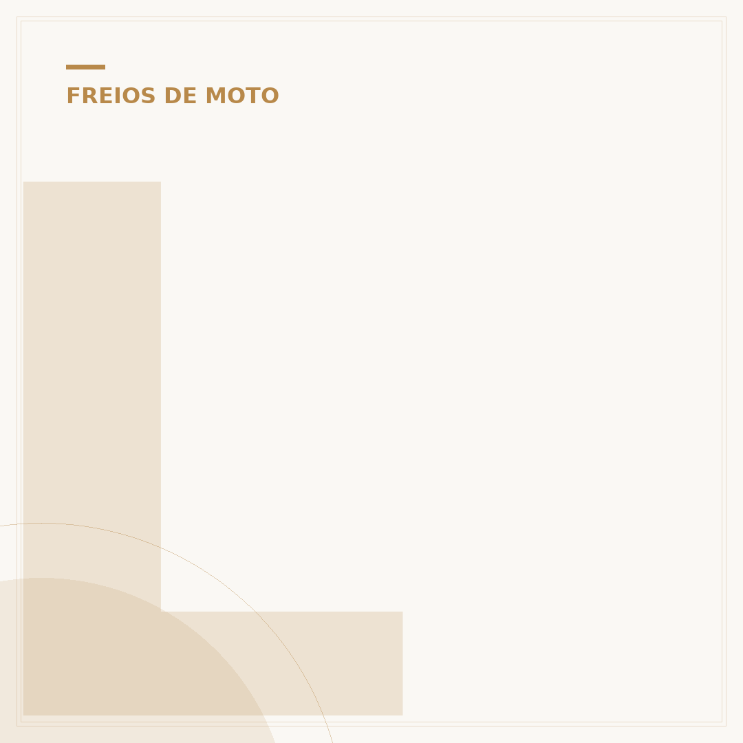 Lona de freio Factor 125: quando e como trocar