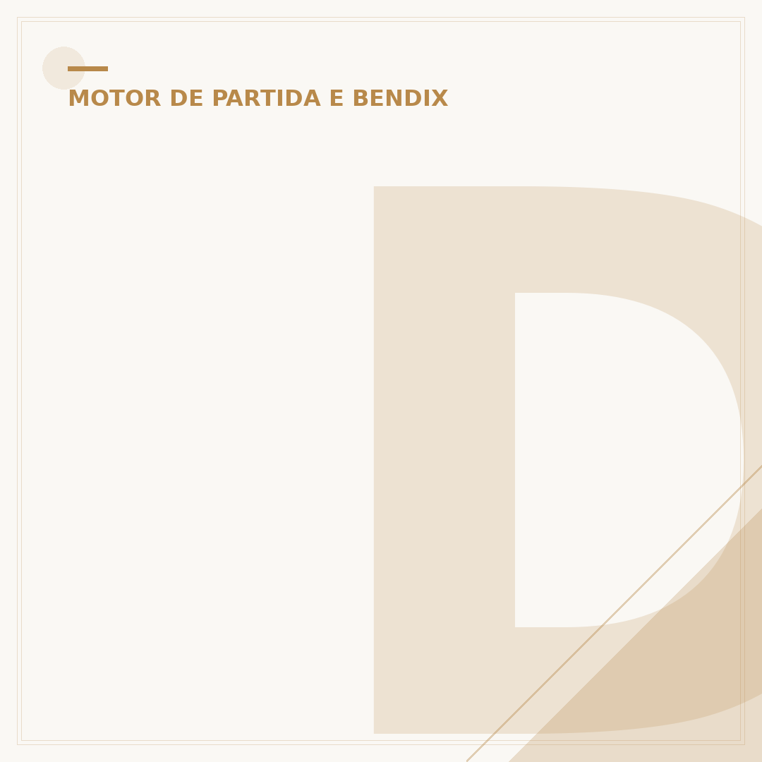 Diagnóstico do motor de partida factor 150