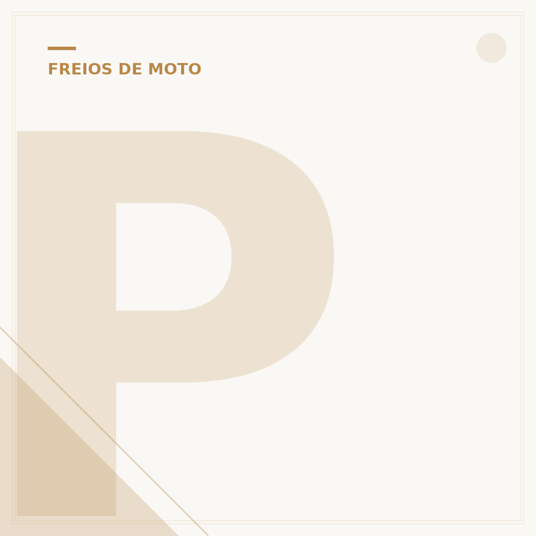 Pastilha de freio da Hornet: qual escolher para sua moto