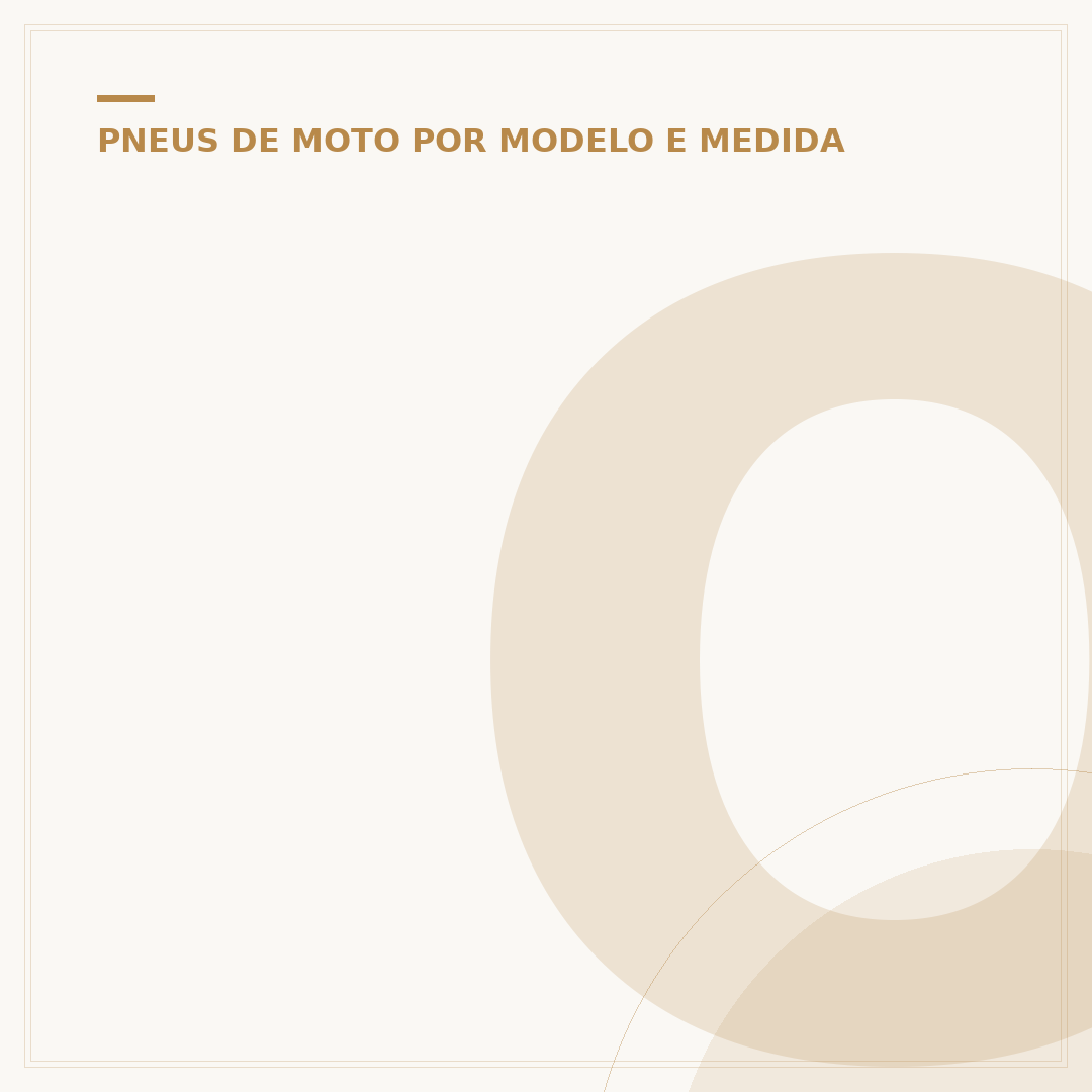O pneu 110 90 19 na sua pilotagem: escolhas e impactos