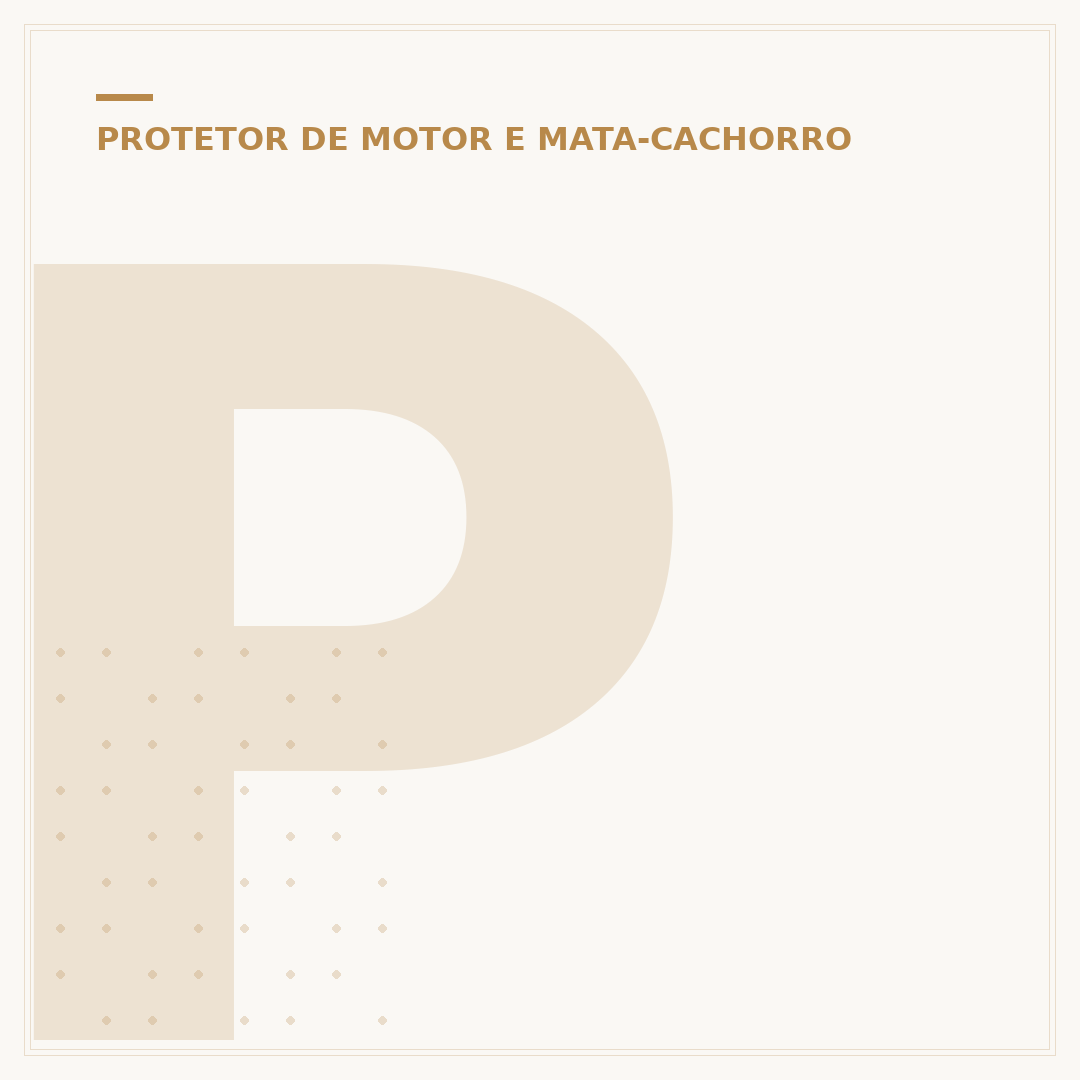 Protetor de carenagem CG 160: seleção e instalação