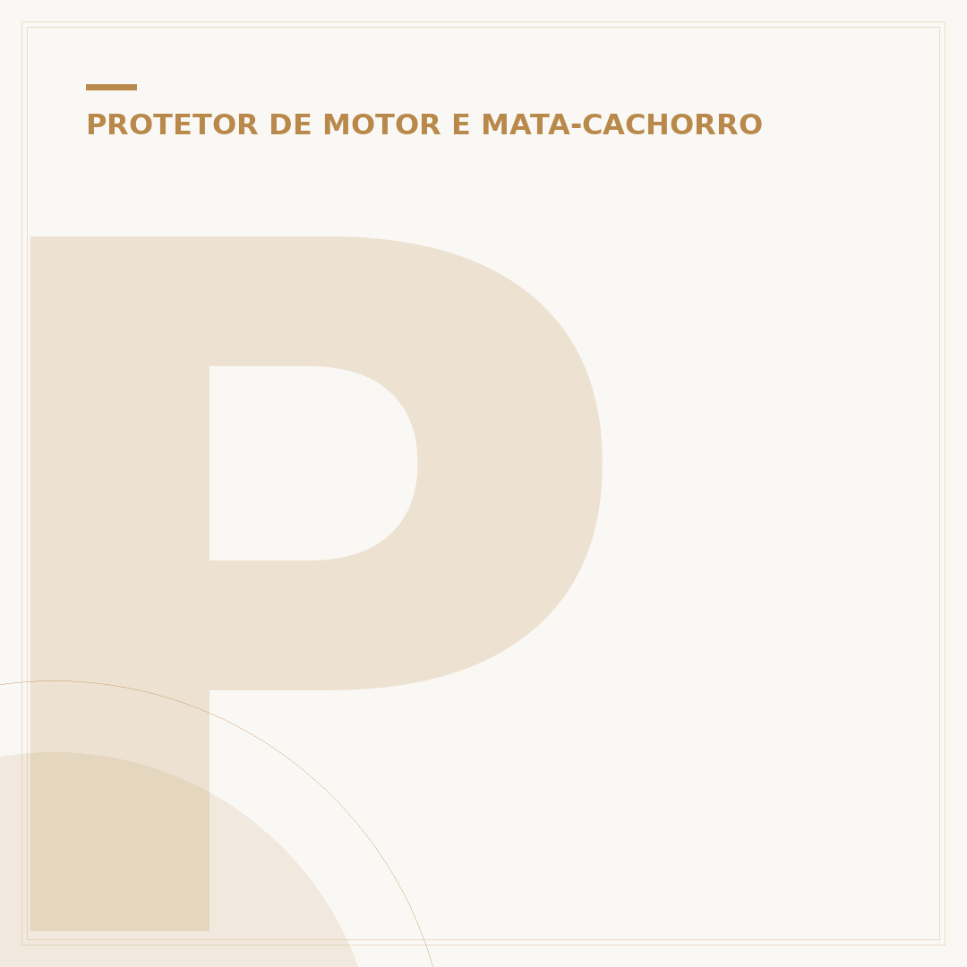 Protetor mata cachorro estilo policial para motos