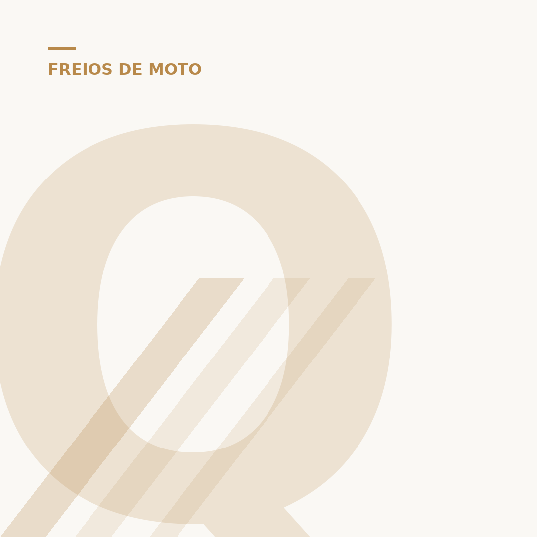 Quantos km dura pastilha de freio moto: entenda o desgaste