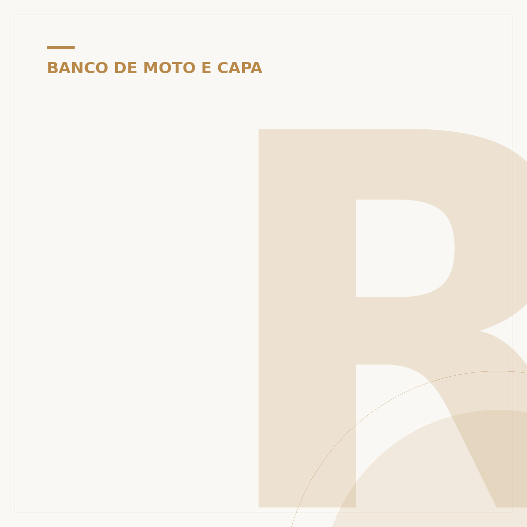 Redinha para banco de moto