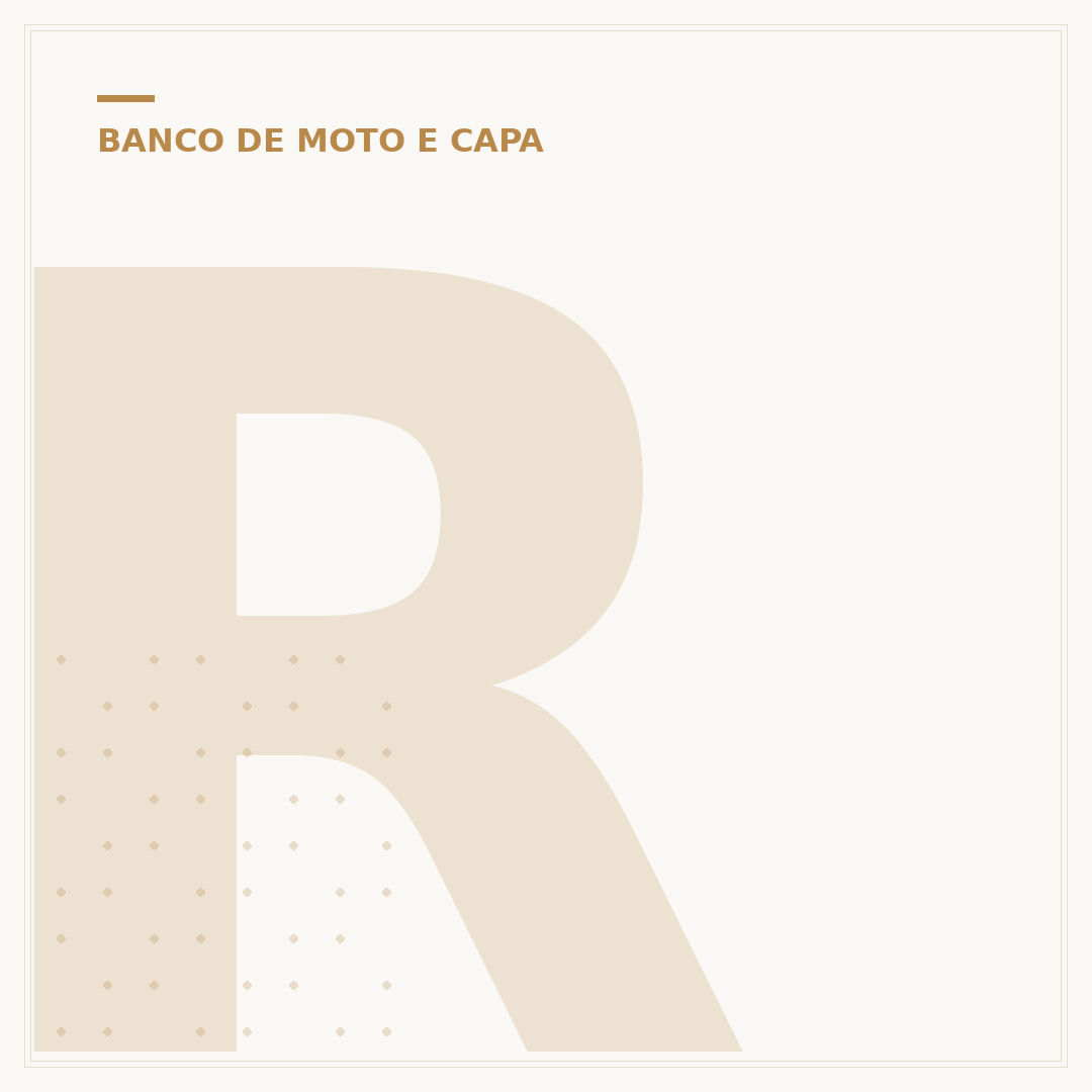 Reforma de banco de moto
