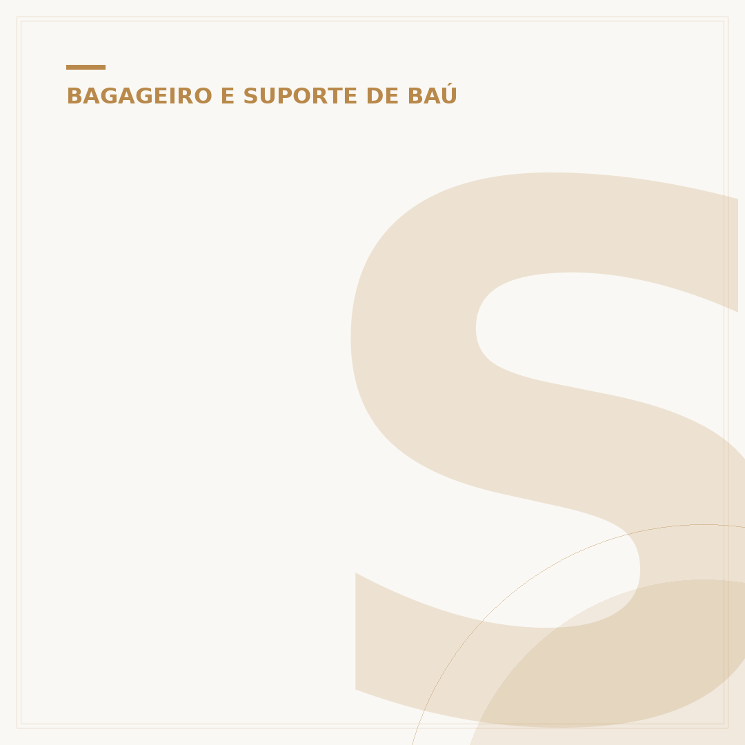 Suporte de baú para Fazer 150