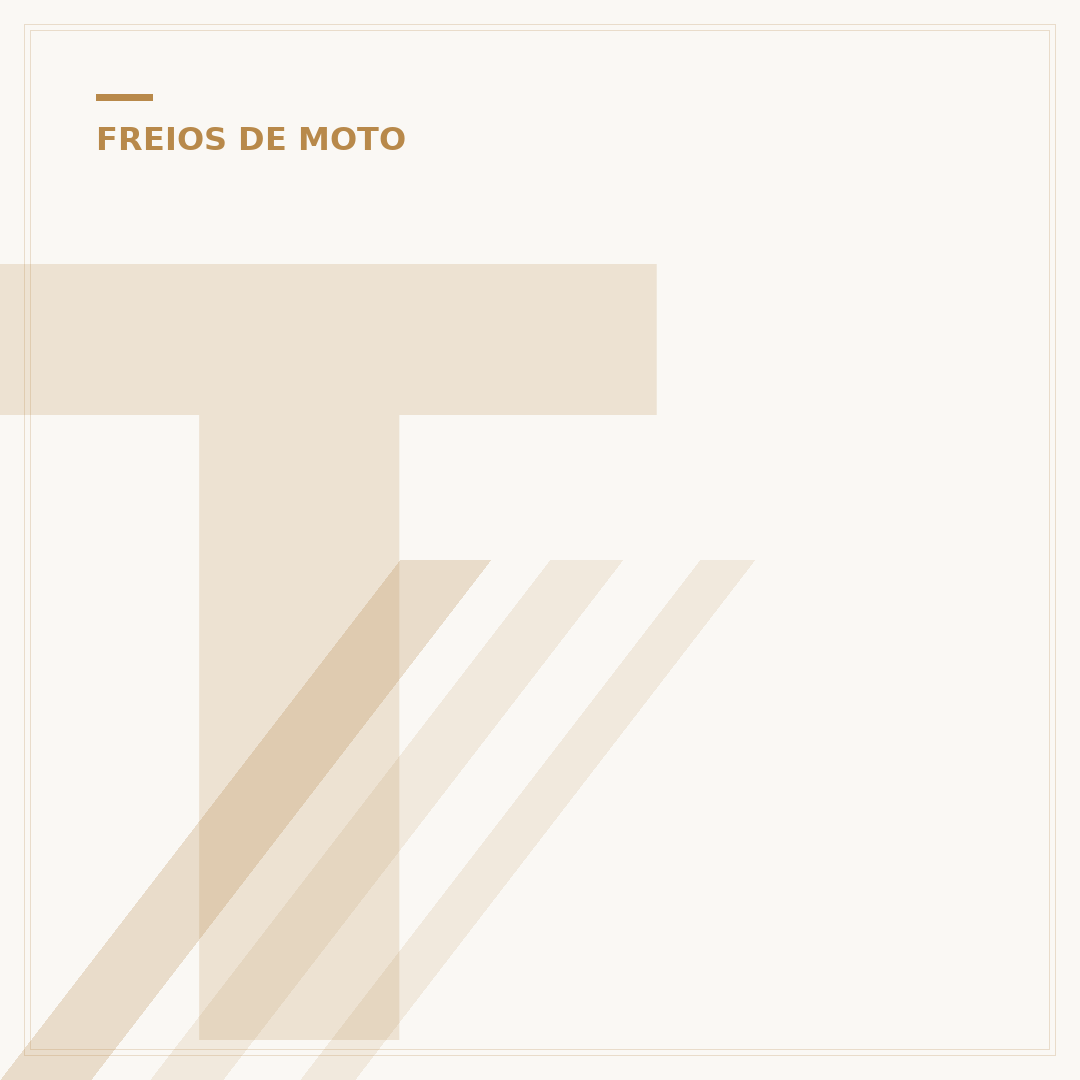 Troca de pastilha de freio biz: quando realizar