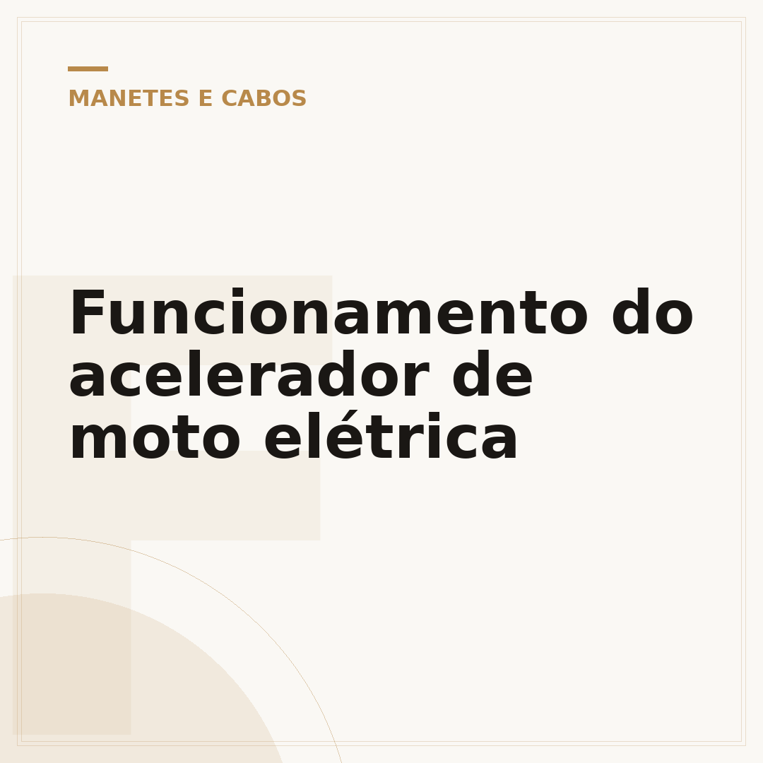 Funcionamento do acelerador de moto elétrica