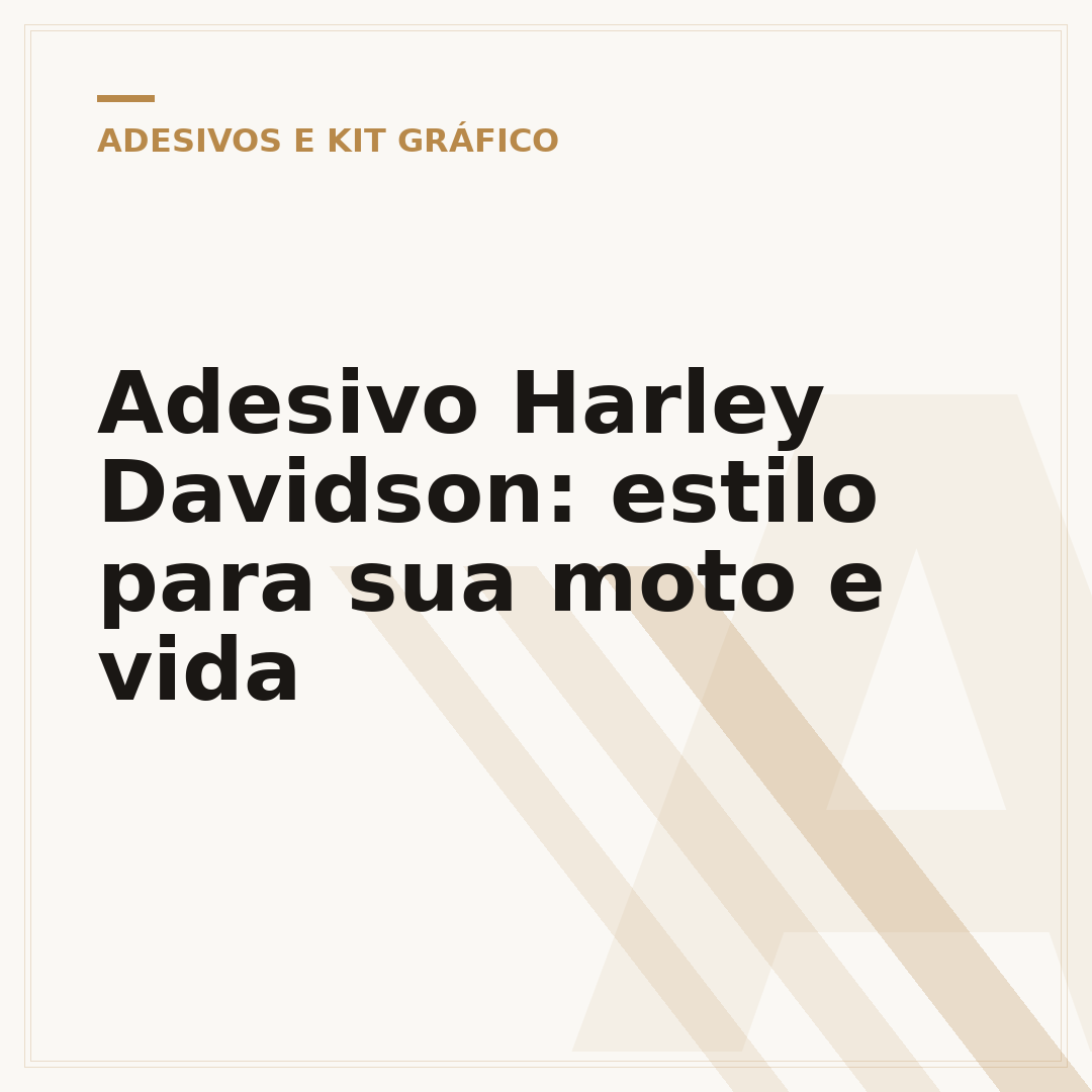 Adesivo Harley Davidson: estilo para sua moto e vida