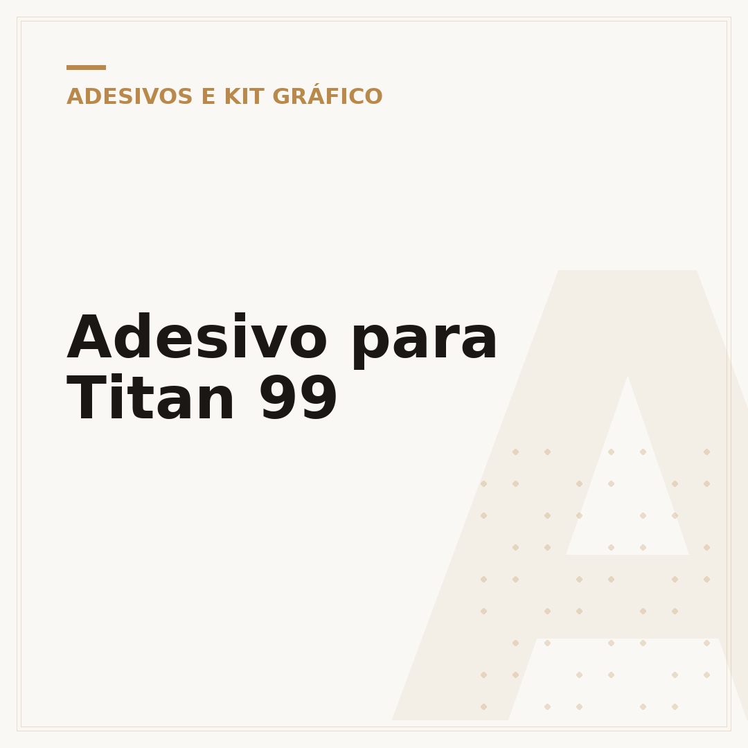 Adesivo para Titan 99