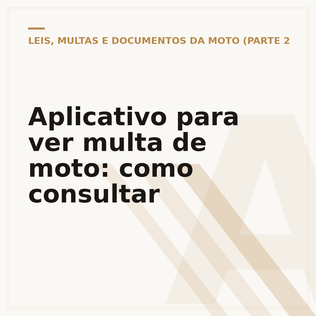 Aplicativo para ver multa de moto: como consultar
