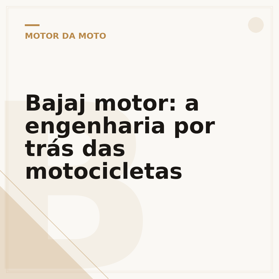 Bajaj motor: a engenharia por trás das motocicletas