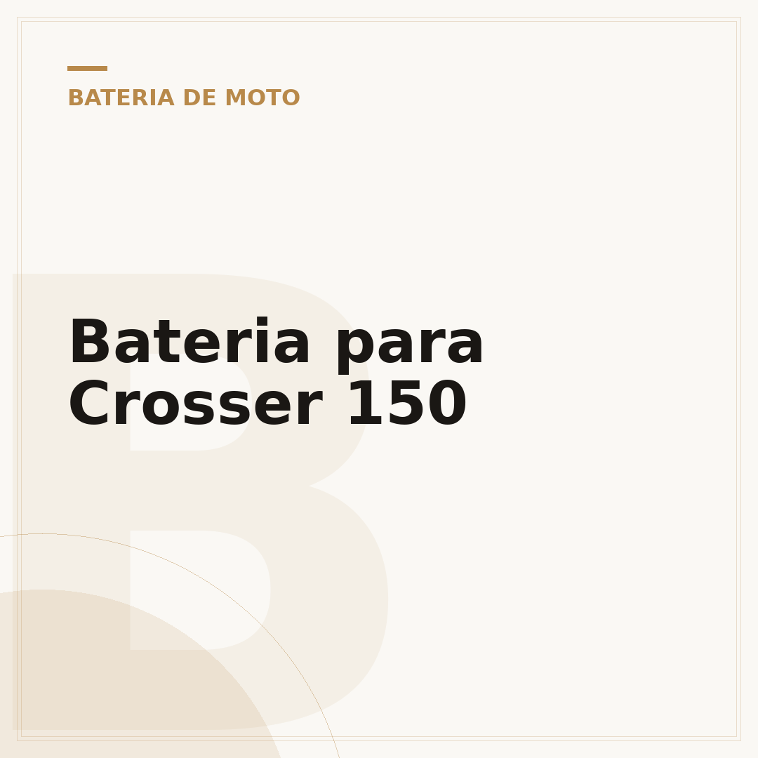 Bateria para Crosser 150