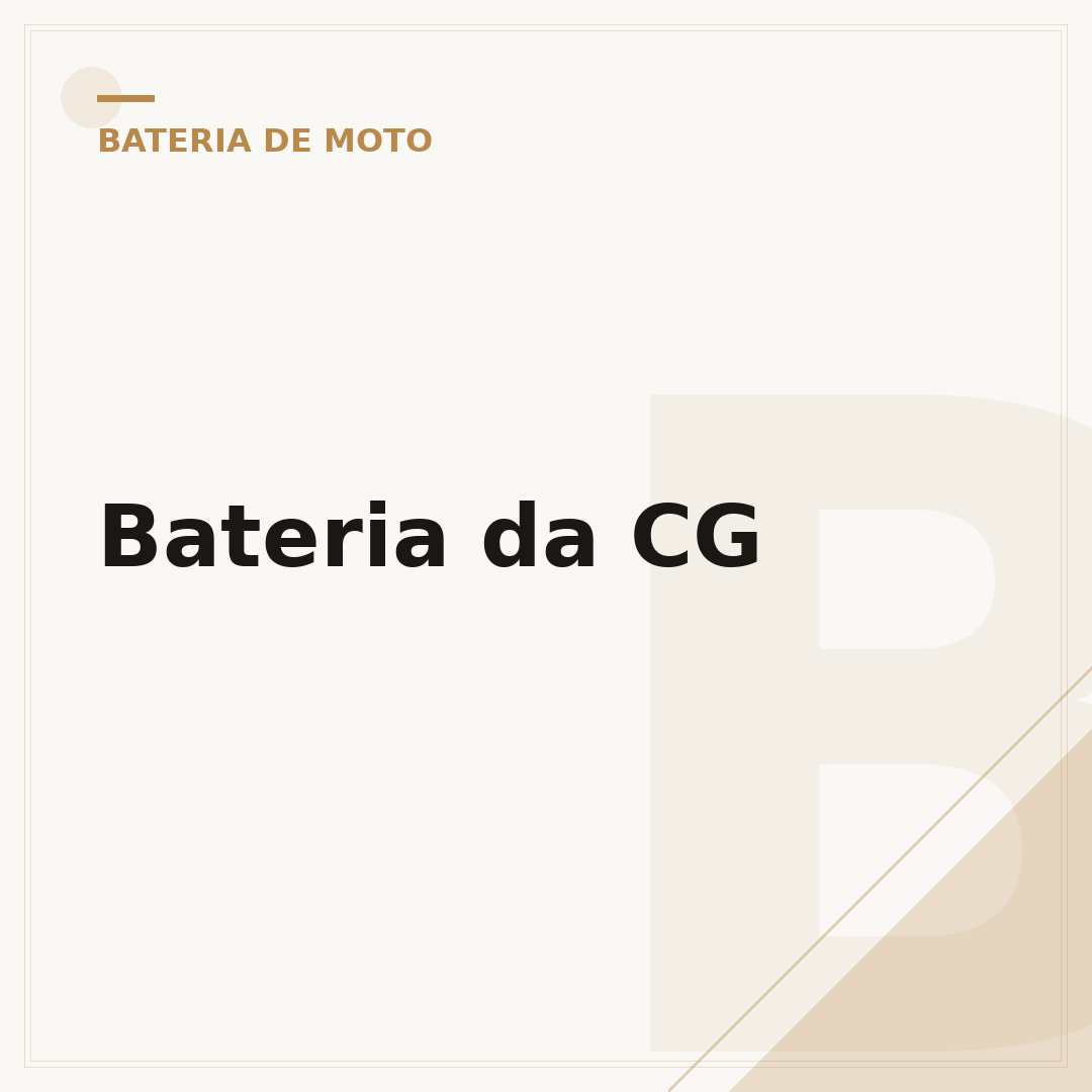 Bateria da CG