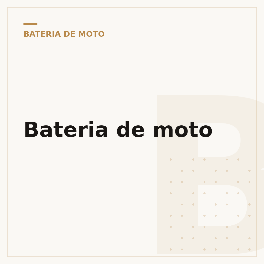 Bateria de moto