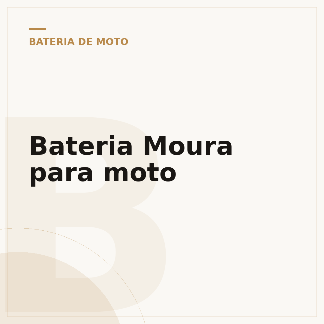 Bateria Moura para moto