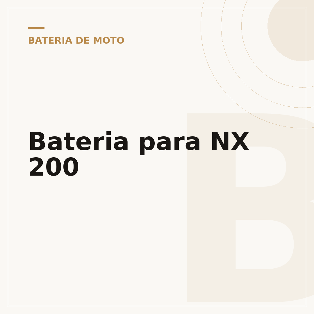 Bateria para NX 200