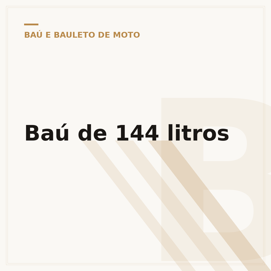 Baú de 144 litros
