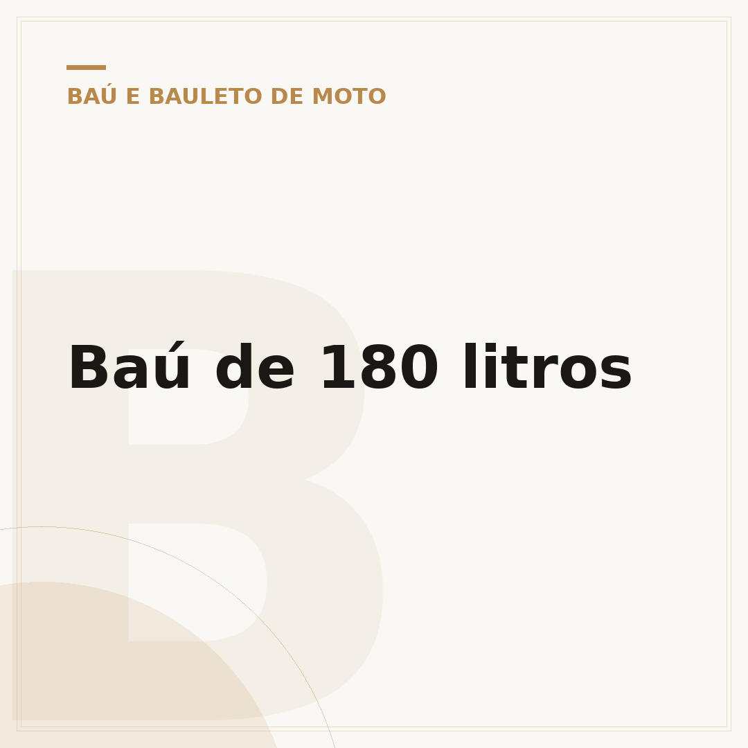 Baú de 180 litros