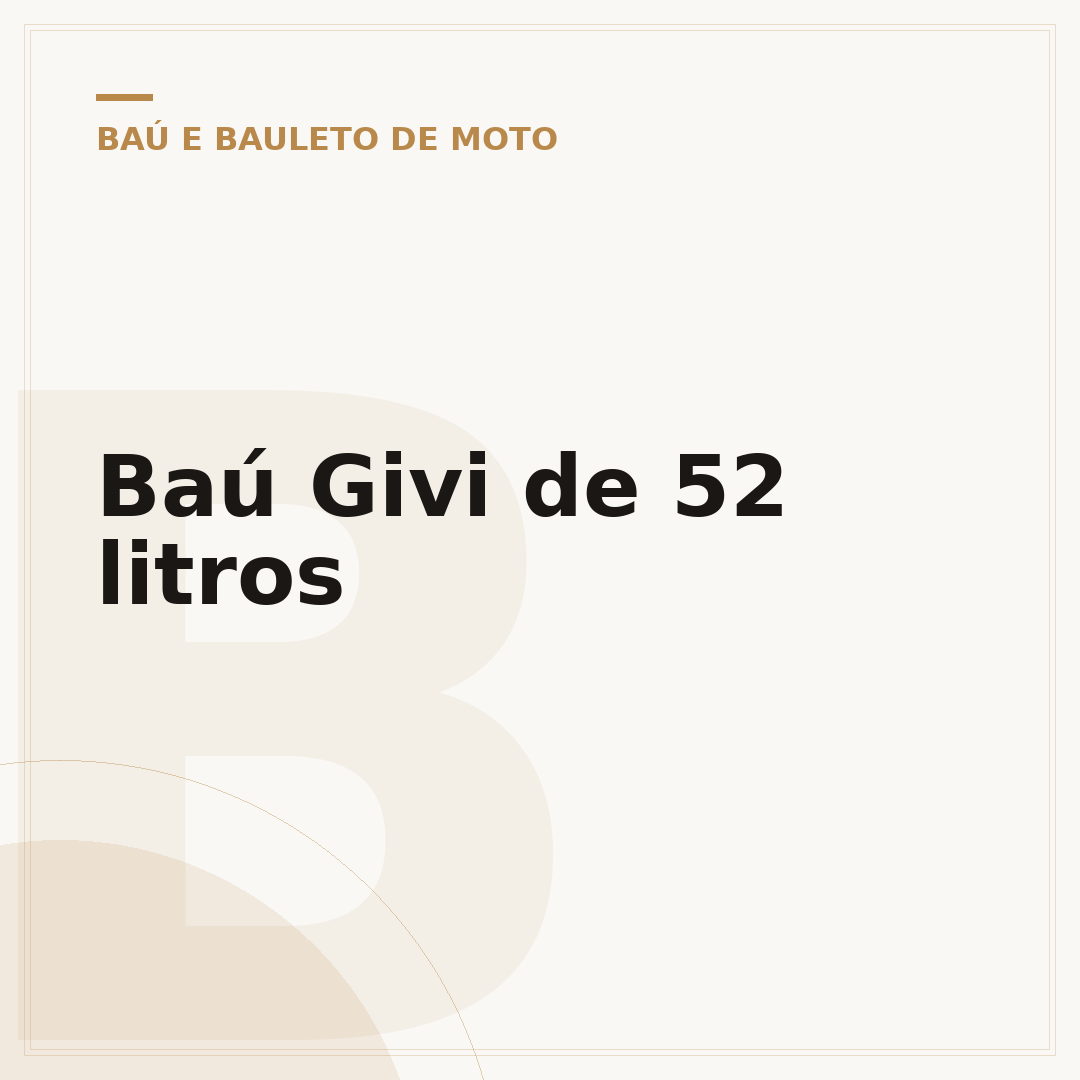 Baú Givi de 52 litros