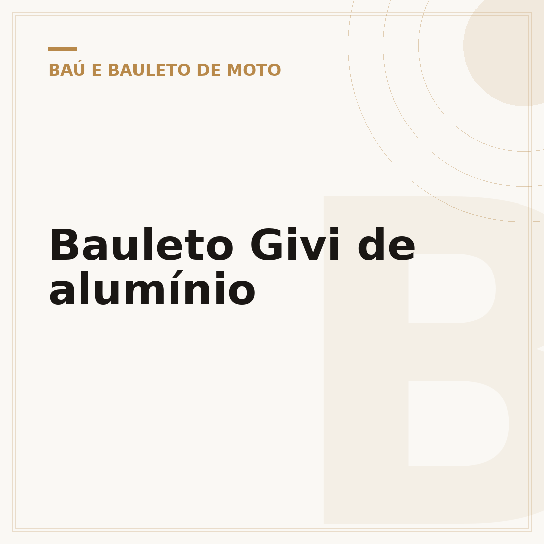 Bauleto Givi de alumínio