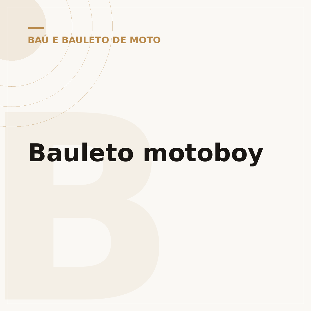 Bauleto motoboy