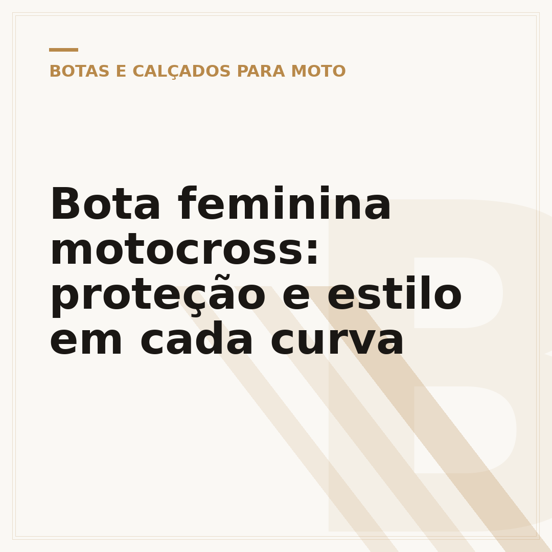 Bota feminina motocross: proteção e estilo em cada curva