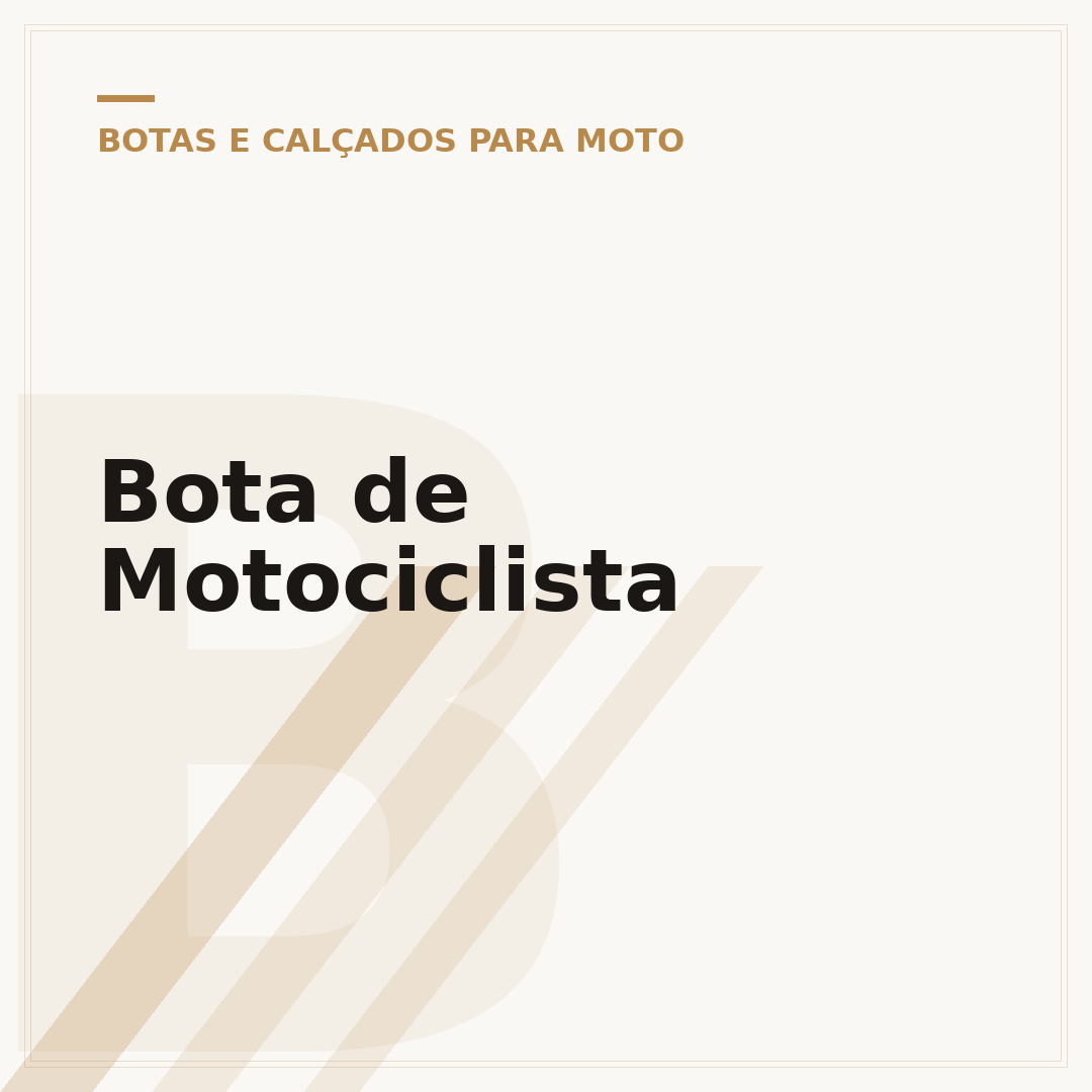Bota de Motociclista