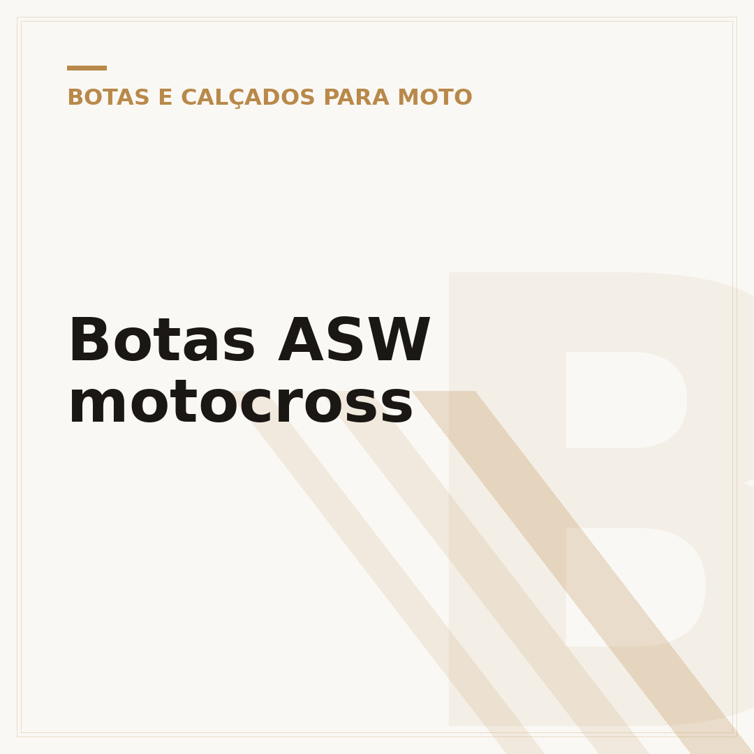 Botas ASW motocross