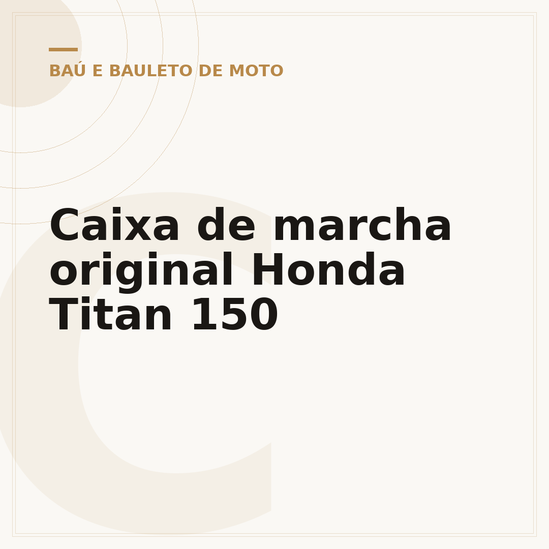 Caixa de marcha original Honda Titan 150