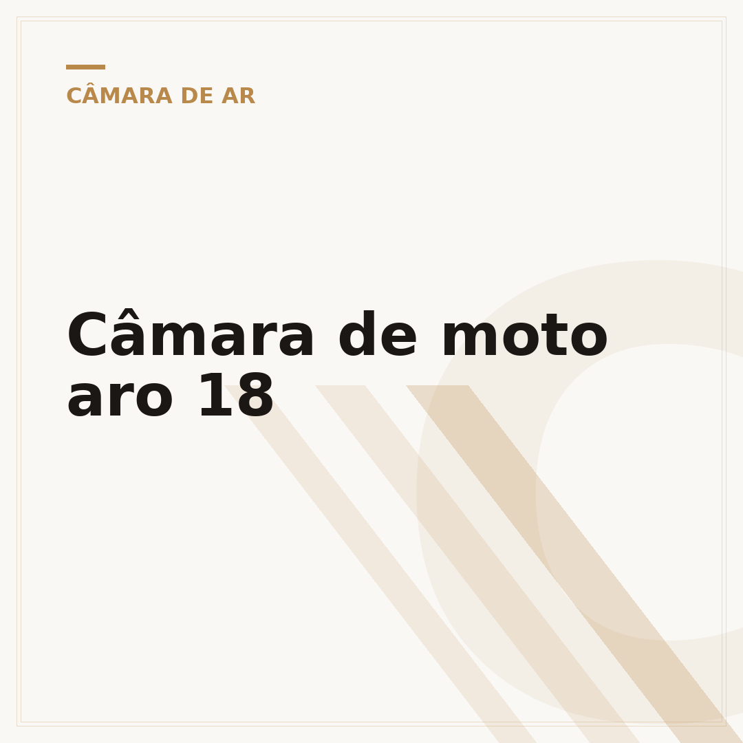Câmara de moto aro 18