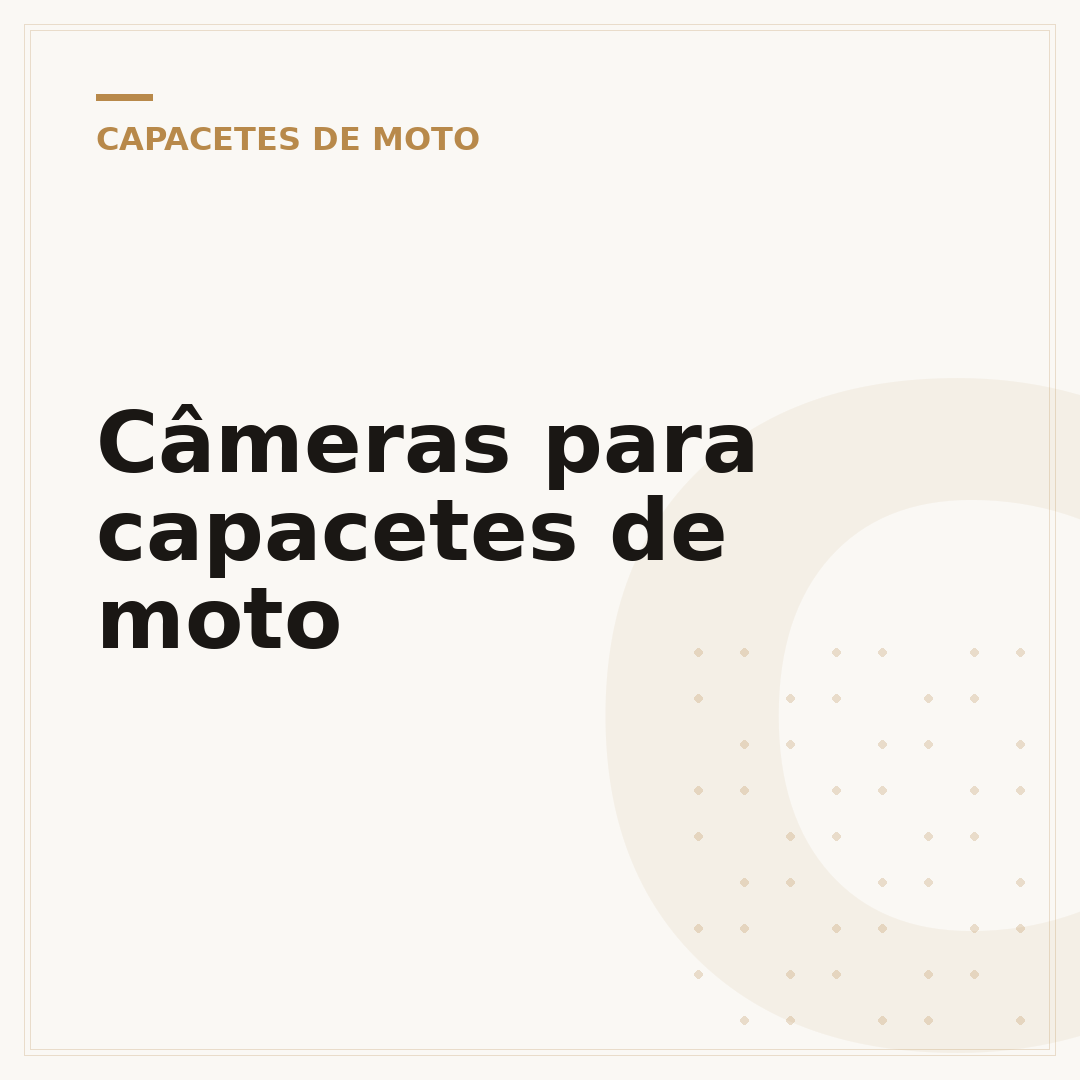Câmeras para capacetes de moto