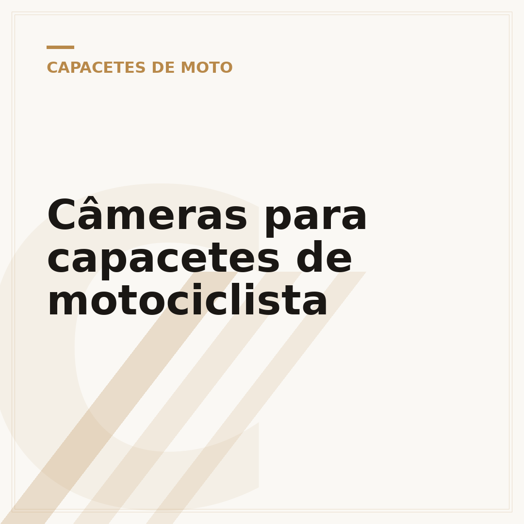 Câmeras para capacetes de motociclista
