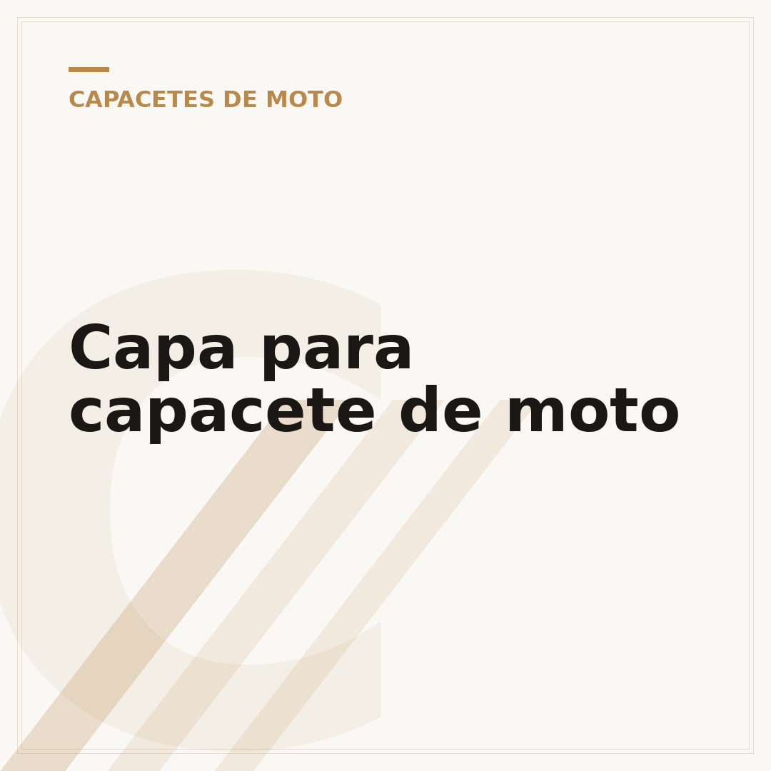 Capa para capacete de moto