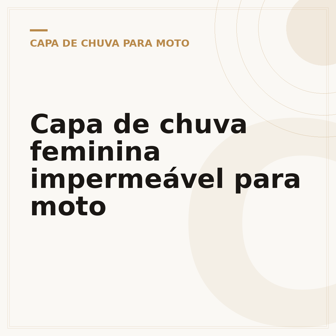 Capa de chuva feminina impermeável para moto