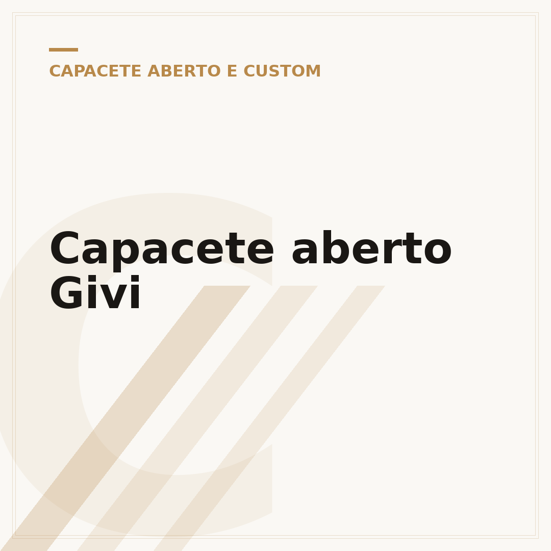 Capacete aberto Givi
