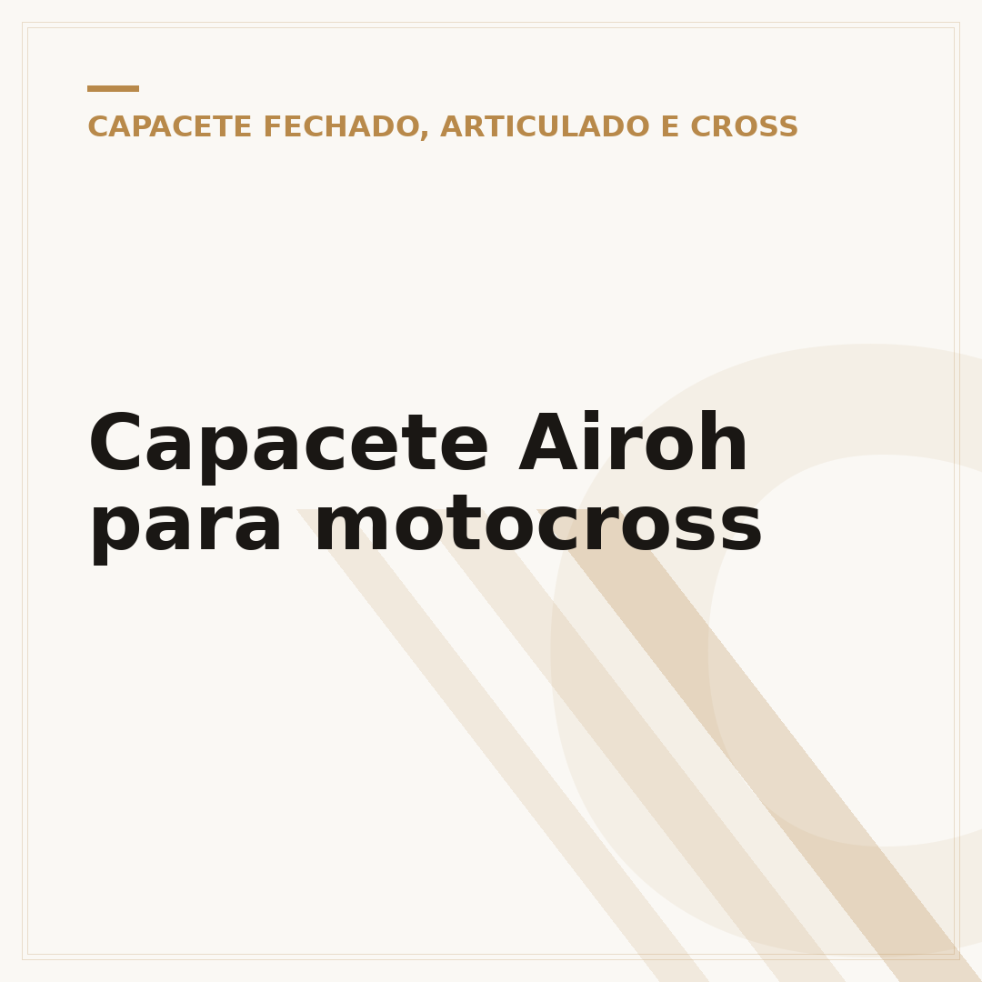 Capacete Airoh para motocross