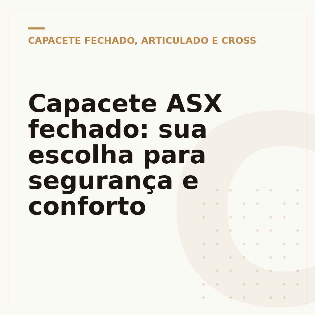 Capacete ASX fechado: sua escolha para segurança e conforto