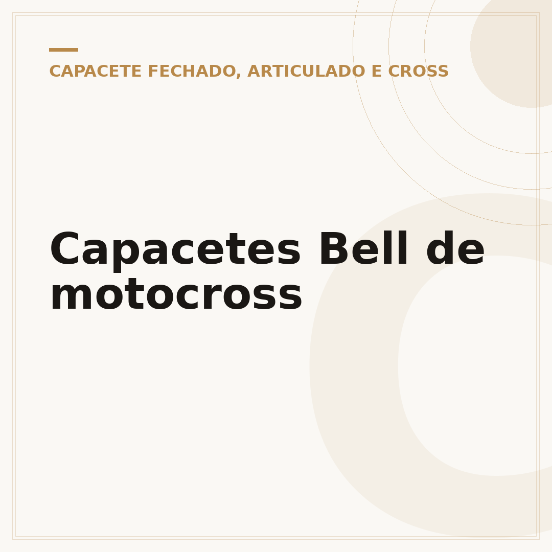 Capacetes Bell de motocross