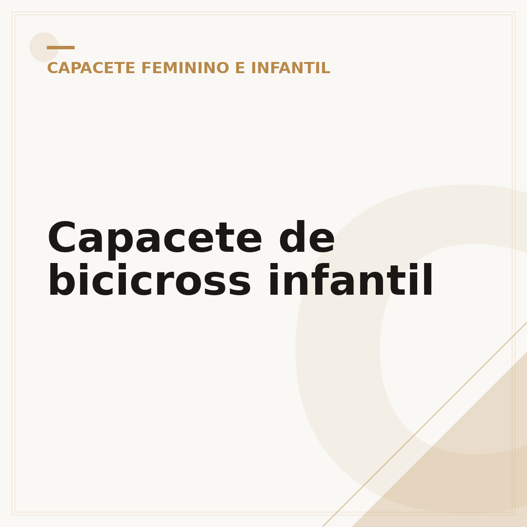 Capacete de bicicross infantil